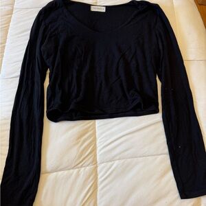 Black Long Sleeve Top
